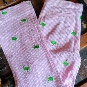 Lilly Pulitzer seer sucker pants